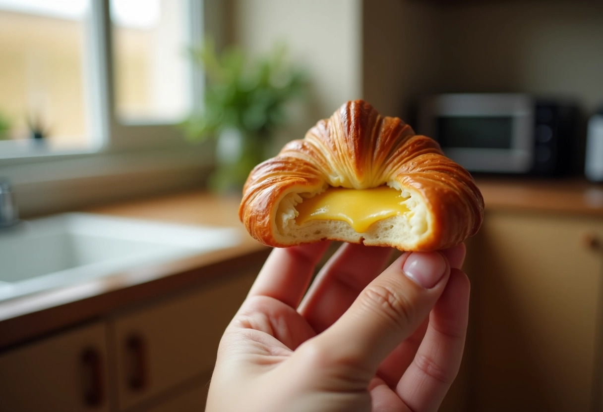 croissant  petit-déjeuner