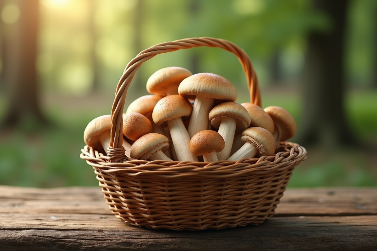 champignons shiitakés